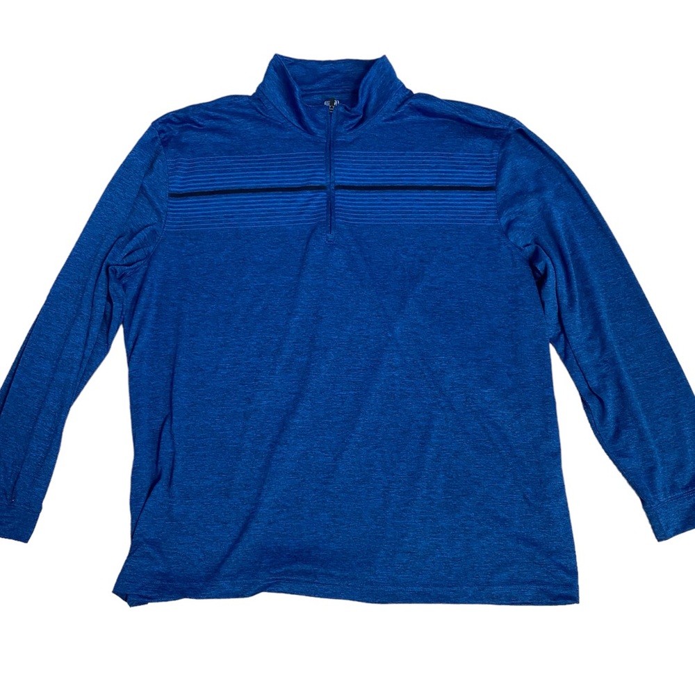 PGA tour men’s dri-fit blue ping sleeve pull on shirt size XXL